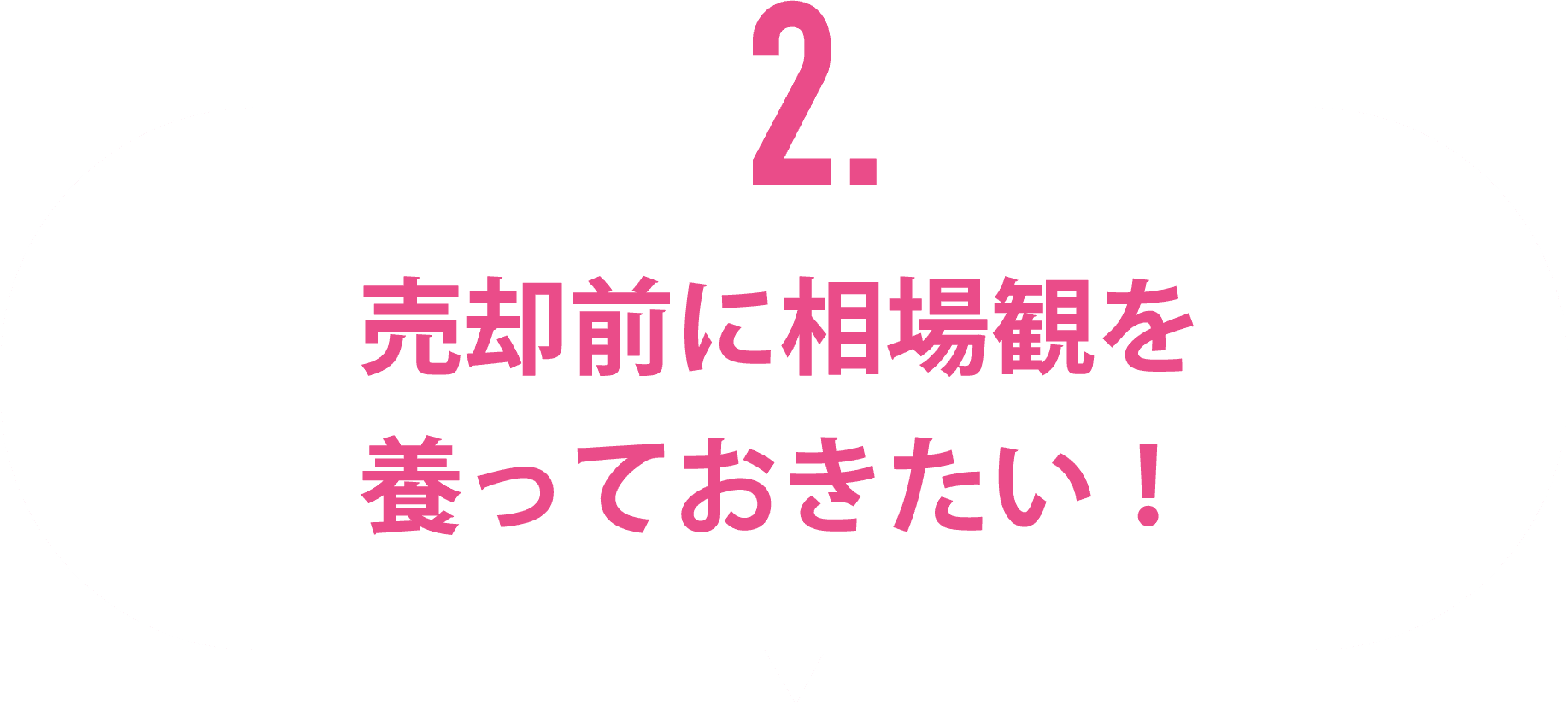 売却前に相場観を養っておきたい！